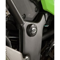 R&G Racing Upper Left or Right Side Frame Plug (Single) Black for Kawasaki Ninja 250 08-17/Ninja 300 13-20/Z250 13-18