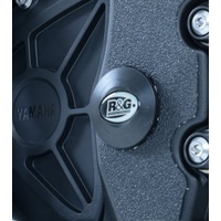 R&G Racing Lower Left Side Frame Plug (Kit) Black for Yamaha YZF-R1/YZF-R1M 15-20/MT-10 16-20