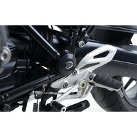 R&G Racing 7 Piece Frame Plugs (Kit) Black for BMW R1200R/R1200RS 15-18/R 1250 R/RS 19-20
