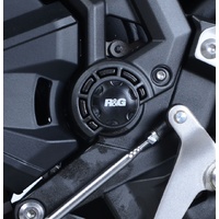 R&G Racing Left Side Frame Plug (Single) Black for Kawasaki Z650/Ninja 650 17-20