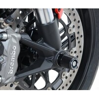 R&G Racing Fork Protectors (Small Bobbins)Black for Ducati Monster 1200/S/Multistrada 1200/S