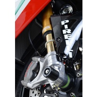 R&G Racing Fork Protectors Black for MV Agusta F4 RC 15-18