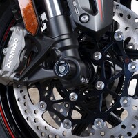 R&G Racing Fork Protectors Black for Kawasaki ZH2 2020