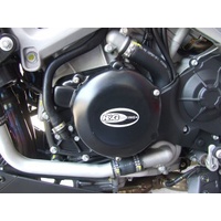 R&G Racing Engine Case Cover Kit (2 Piece) Black for Aprilia RSV4 Factory 09-14/RSV4-R 09-14/Tuono V4 1100 15-18/Tuono V4 R (APRC) 11-14