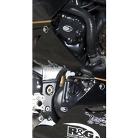 R&G Racing Engine Case Cover Kit (2 Piece) Black for Kawasaki ZX10-R 04-05
