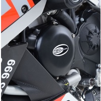 R&G Racing Engine Case Cover Kit (2 Piece) Black for Aprilia RSV4-RF 15-18/RSV4-RR 15-20