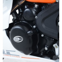 R&G Racing Engine Case Cover Kit (2 Piece) Black for KTM 250 Duke 17-18/390 Duke/RC 390 16-18
