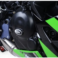 R&G Racing Engine Case Cover Kit (2 Piece) Black for Kawasaki Ninja 650/Z650 17-20