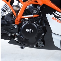 R&G Racing Engine Case Cover Kit (2 Piece) Black for KTM RC 390 17-18