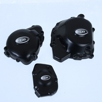 R&G Racing Engine Case Cover Kit (3 Piece) Black for Kawasaki Z900RS 18-20