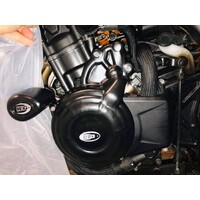 R&G Racing Engine Case Cover Kit (2 Piece)Black for Honda CBR500R/CB500F/CB500X-/CB400X 19-