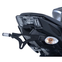 R&G Racing Tail Tidy License Plate Holder (Under Tail Light) Black for Yamaha MT-09 (FZ-09) 17-20/MT-09 SP 18-19