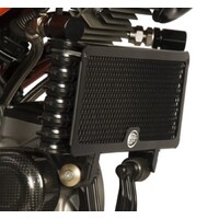 R&G Racing Oil Cooler Guard Black for Ducati Hypermotard 1100 (Evo Edition)