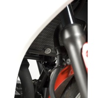 R&G Racing Radiator Guard Black for Honda CBR250R 11-15/Honda CBR300R 16-20