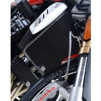 R&G Racing Radiator Guard Black for Triumph Speed Triple R 16-18/Speed Triple RS 18-20/Speed Triple S 16-18