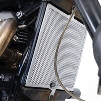 R&G Racing Radiator Guard Titanium for Triumph Scrambler 1200 XC/XE 19-