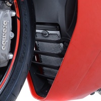 R&G Racing Radiator & Oil Guard Black for Ducati Supersport 17-20/Ducati Supersport S 17-20