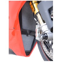 R&G Racing Radiator Guard and Oil Cooler Guard Kit Black for Ducati Panigale V4 17-19/Speciale 2018/V4S 18-19/V4R 20-21