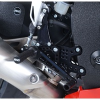 R&G Racing Adjustable Rearsets Black for Honda CBR1000RR Fireblade 08-16/CBR1000RR SP 14-16
