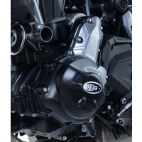R&G Racing Slash Cut Left Engine Case Cover Black for Kawasaki Ninja 650/Z650 17-20