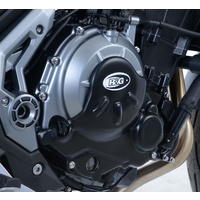 R&G Racing Slash Cut Right Engine Case Cover Black for Kawasaki Ninja 650/Z650 17-20