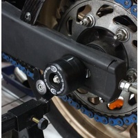 R&G Racing Swingarm Protectors Black for Yamaha MT-03 2020/Yamaha MT-25 15-20/Yamaha YZF-R25 14-20/YZF-R3 15-20