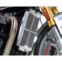 R&G Racing Stainless Steel Radiator Guard for Triumph Thruxton 1200/R 16-/Speed Twin 1200 19-