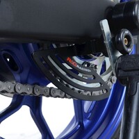 R&G Racing Toe Chain Guards Toe Guard Black for Yamaha YZF-R1/R1M 15-/MT-10 16-/SP 17- Models