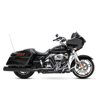 Rinehart Racing RIN-500-0111T 4-1/2" MotoPro 45 Traditional Slip-On Mufflers Black w/Black End Caps for Touring 17-Up