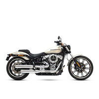 Rinehart Racing RIN-500-1200C 3-1/2" Slip-On Mufflers Chrome w/Chrome End Caps for Softail 18-Up/Standard 20-Up (Excludes Fat Bob 18-Up)