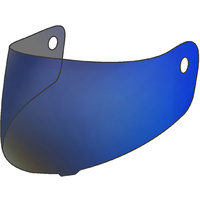 Rjays Coated Blue Visor for Dominator+/GP3+/Tour-Tech/Striker Helmets
