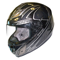 Rjays SP2 Helmet Fast Times Gunmetal/Silver