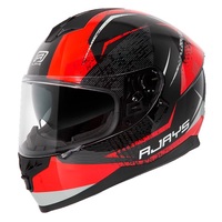 Rjays Dominator II Helmet Strike Matte Black/Red