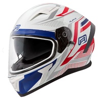 Rjays Apex III Ignite White/Blue Helmet