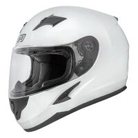 Rjays Grid Solid Gloss White Helmet