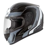 Rjays Grid Gloss Black/White Helmet