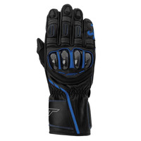 RST S-1 CE Black/Grey/Neon Blue Gloves