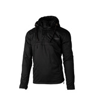 RST Loadout 1/4 Zip Reinforced Black Textile Hoodie Jacket [Size:2XL]