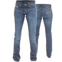 RST Ladies Straight Leg Kevler Jeans Blue