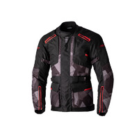 RST Endurance Waterproof Black/Camo/Red Textile Jacket