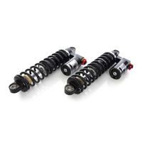 Russ Wernimont Designs RWD-50405 13" RS-1 Piggyback Rear Shock Absorbers Black for Touring 99-Up