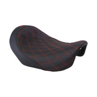Saddlemen SAD-806-04-002LS-RD Renegade LS Solo Seat w/Red Double Diamond Stitch for Dyna 06-17