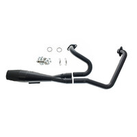 Sawicki Speed SAW-930-01305 Shorty 2-1 Exhaust w/Welded End Cap Black for Indian Challenger 20-Up