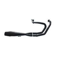 Sawicki Speed SAW-930-01364 Shorty 2-1 Exhaust w/Welded End Cap Black for Indian Scout 15-Up