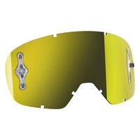 Scott Replacement Single Yellow Chrome Works Lens for Buzz Goggles