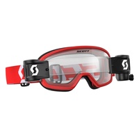 Scott Buzz MX Pro WFS Goggles Red/White w/Clear Works Lens