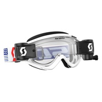 Scott Recoil XI WFS Goggles White/Red w/Clear Works Lens