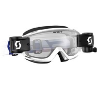 Scott Split OTG WFS Goggles White/Red w/Clear Works Lens