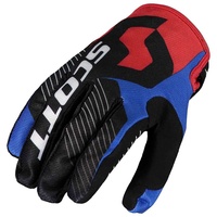 Scott 350 Angled Gloves Blue/Orange