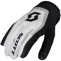 Scott 350 Dirt Kids Gloves White/Black